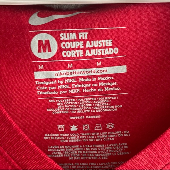 5/$25 NIKE Cincinnati Reds 2015 All Star Game V-Neck T-Shirt - Women’s Medium - Picture 4 of 5